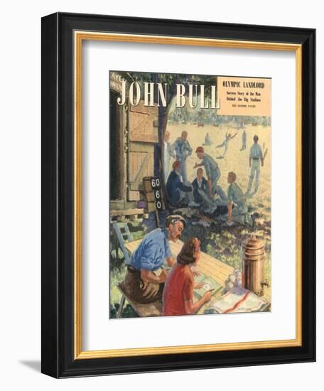 John Bull, Cricket Magazine, UK, 1948-null-Framed Giclee Print