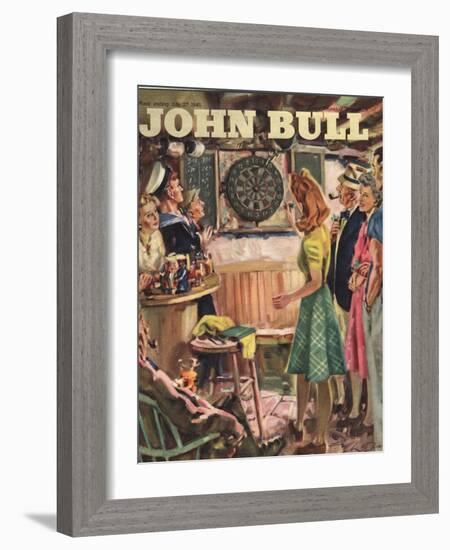 John Bull, Darts Magazine, UK, 1946-null-Framed Giclee Print