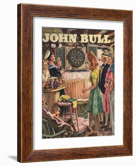 John Bull, Darts Magazine, UK, 1946-null-Framed Giclee Print