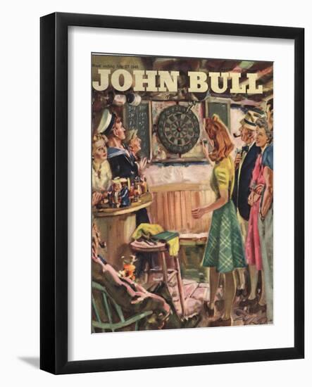 John Bull, Darts Magazine, UK, 1946-null-Framed Giclee Print