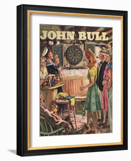 John Bull, Darts Magazine, UK, 1946-null-Framed Giclee Print
