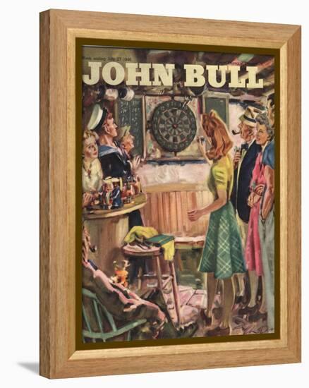 John Bull, Darts Magazine, UK, 1946-null-Framed Premier Image Canvas
