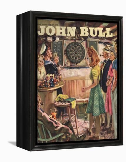 John Bull, Darts Magazine, UK, 1946-null-Framed Premier Image Canvas