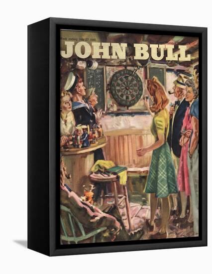 John Bull, Darts Magazine, UK, 1946-null-Framed Premier Image Canvas