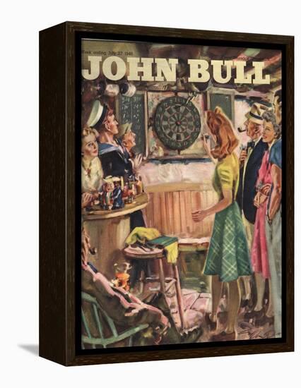 John Bull, Darts Magazine, UK, 1946-null-Framed Premier Image Canvas