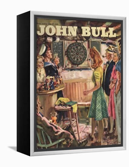 John Bull, Darts Magazine, UK, 1946-null-Framed Premier Image Canvas