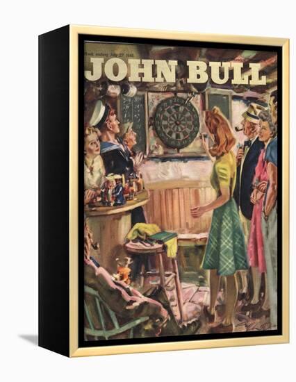 John Bull, Darts Magazine, UK, 1946-null-Framed Premier Image Canvas