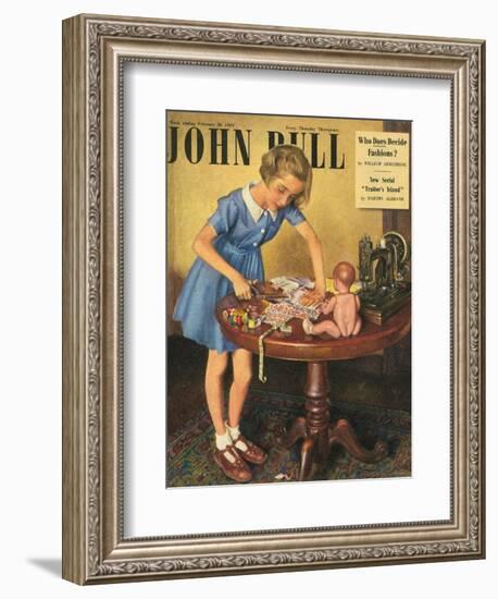 John Bull, Dressmaking Hobbies Magazine, UK, 1949-null-Framed Giclee Print