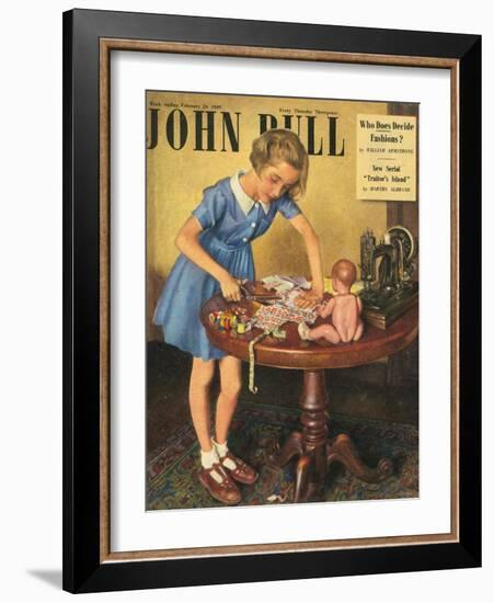 John Bull, Dressmaking Hobbies Magazine, UK, 1949-null-Framed Giclee Print