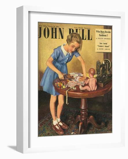 John Bull, Dressmaking Hobbies Magazine, UK, 1949-null-Framed Giclee Print