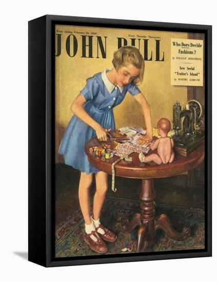John Bull, Dressmaking Hobbies Magazine, UK, 1949-null-Framed Premier Image Canvas