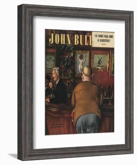 John Bull, Drinking Magazine, UK, 1948-null-Framed Giclee Print