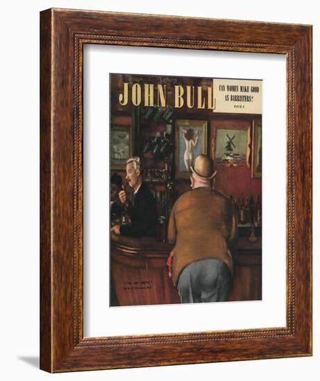 John Bull, Drinking Magazine, UK, 1948-null-Framed Giclee Print