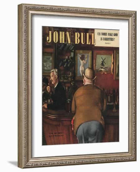 John Bull, Drinking Magazine, UK, 1948-null-Framed Giclee Print