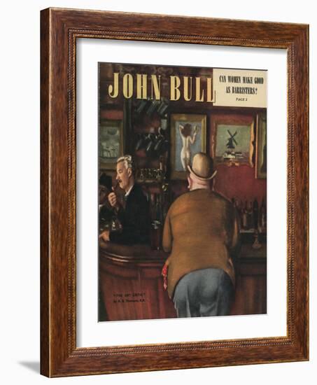 John Bull, Drinking Magazine, UK, 1948-null-Framed Giclee Print