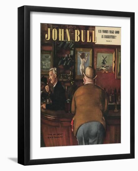 John Bull, Drinking Magazine, UK, 1948-null-Framed Giclee Print