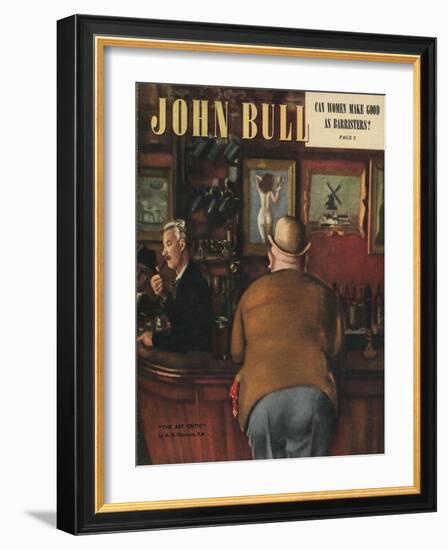 John Bull, Drinking Magazine, UK, 1948-null-Framed Giclee Print