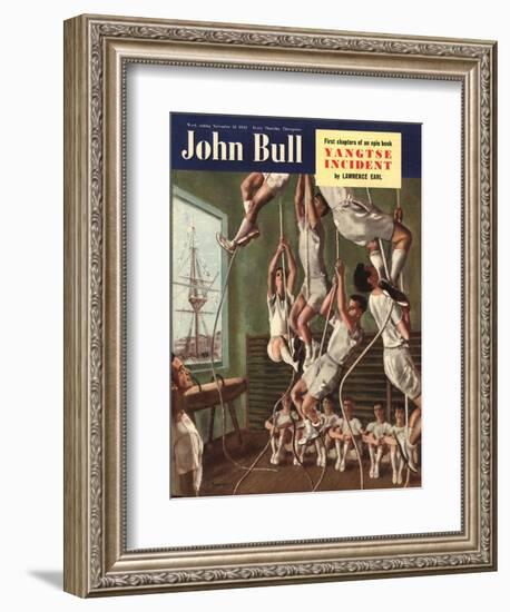 John Bull, Exercise Gyms Magazine, UK, 1950-null-Framed Giclee Print