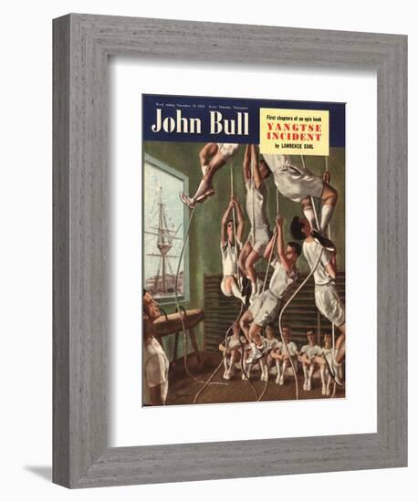 John Bull, Exercise Gyms Magazine, UK, 1950-null-Framed Giclee Print