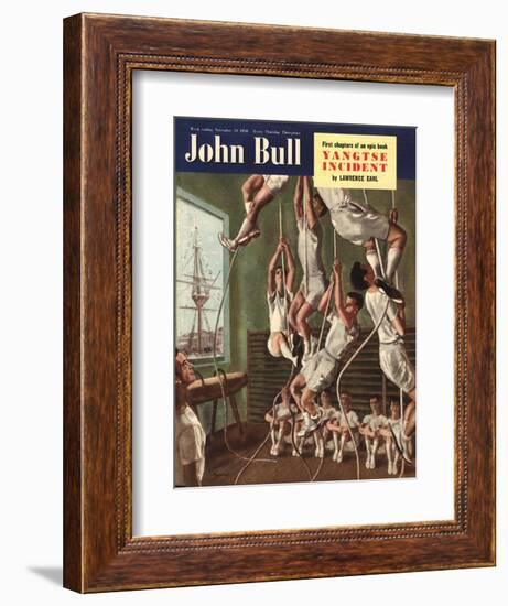 John Bull, Exercise Gyms Magazine, UK, 1950-null-Framed Giclee Print