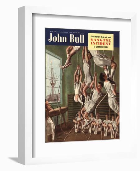 John Bull, Exercise Gyms Magazine, UK, 1950-null-Framed Giclee Print