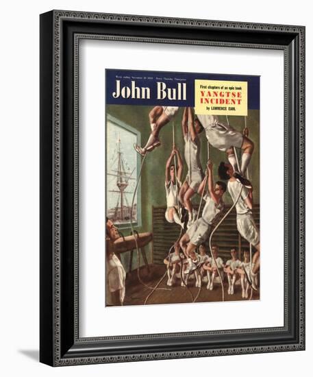 John Bull, Exercise Gyms Magazine, UK, 1950-null-Framed Giclee Print