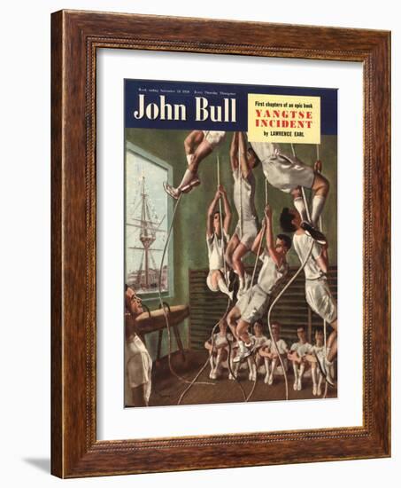 John Bull, Exercise Gyms Magazine, UK, 1950-null-Framed Giclee Print