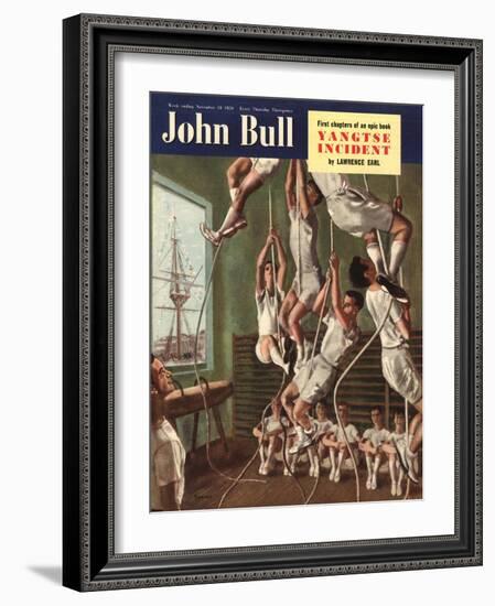 John Bull, Exercise Gyms Magazine, UK, 1950-null-Framed Giclee Print