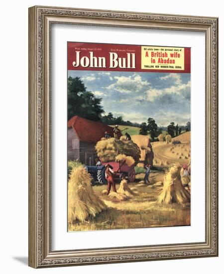 John Bull, Farming Harvesting Magazine, UK, 1951-null-Framed Giclee Print