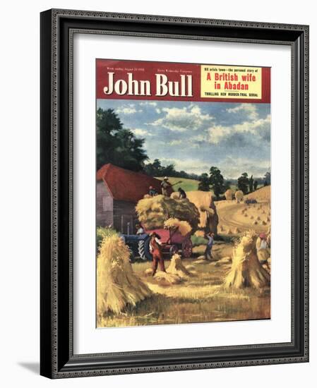 John Bull, Farming Harvesting Magazine, UK, 1951-null-Framed Giclee Print