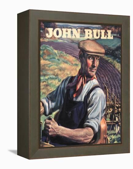 John Bull, Farming Tractors Magazine, UK, 1946-null-Framed Premier Image Canvas