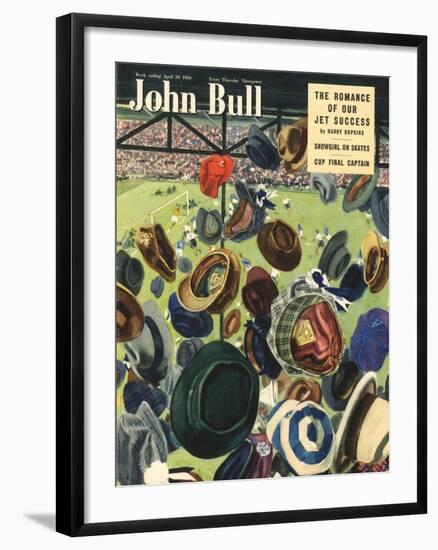 John Bull, Football Hats Magazine, UK, 1950-null-Framed Giclee Print