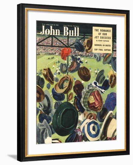 John Bull, Football Hats Magazine, UK, 1950-null-Framed Giclee Print