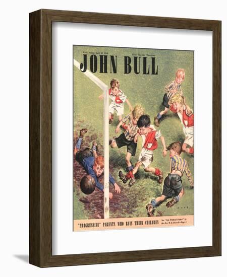 John Bull, Football Magazine, UK, 1948-null-Framed Giclee Print