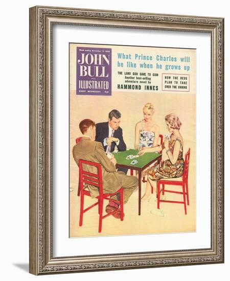 John Bull, Games Cards Bridge Magazine, UK, 1950-null-Framed Giclee Print