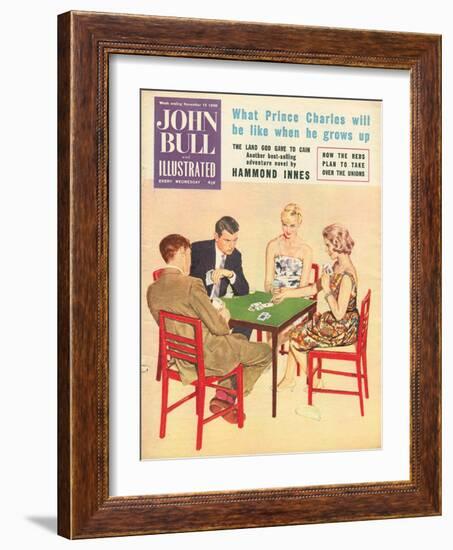 John Bull, Games Cards Bridge Magazine, UK, 1950-null-Framed Giclee Print