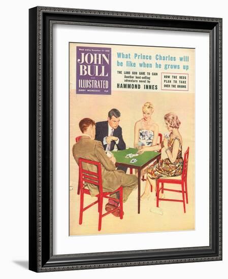 John Bull, Games Cards Bridge Magazine, UK, 1950-null-Framed Giclee Print