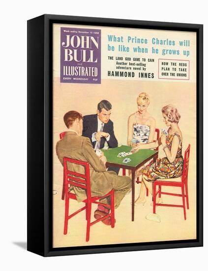 John Bull, Games Cards Bridge Magazine, UK, 1950-null-Framed Premier Image Canvas