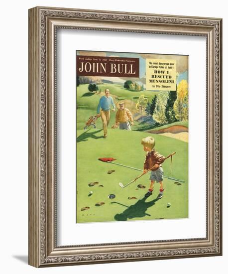 John Bull, Golf Magazine, UK, 1950-null-Framed Giclee Print