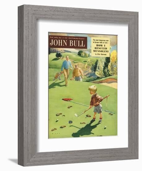 John Bull, Golf Magazine, UK, 1950-null-Framed Giclee Print