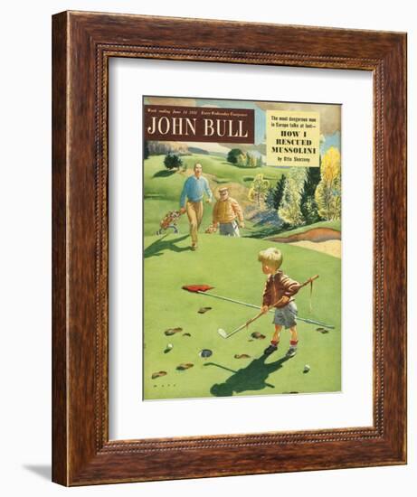 John Bull, Golf Magazine, UK, 1950-null-Framed Giclee Print