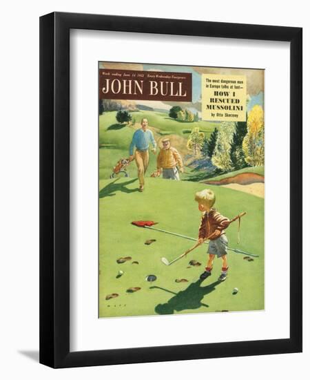 John Bull, Golf Magazine, UK, 1950-null-Framed Giclee Print