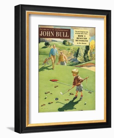 John Bull, Golf Magazine, UK, 1950-null-Framed Giclee Print