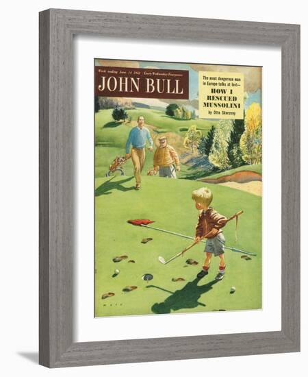 John Bull, Golf Magazine, UK, 1950-null-Framed Giclee Print