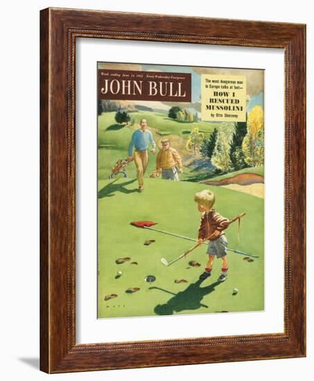 John Bull, Golf Magazine, UK, 1950-null-Framed Giclee Print