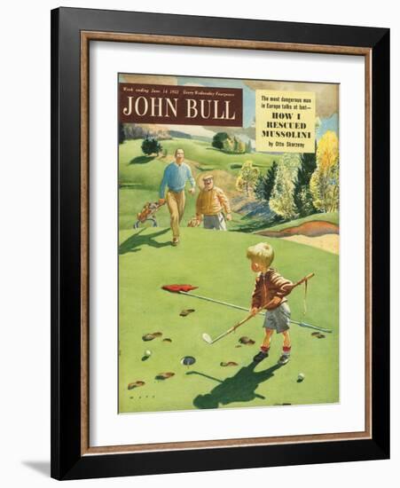 John Bull, Golf Magazine, UK, 1950-null-Framed Giclee Print