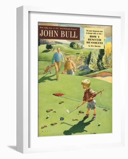 John Bull, Golf Magazine, UK, 1950-null-Framed Giclee Print