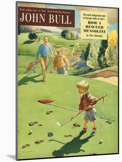 John Bull, Golf Magazine, UK, 1950-null-Mounted Giclee Print