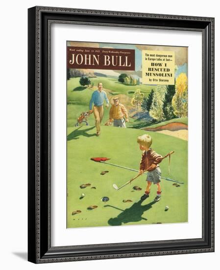 John Bull, Golf Magazine, UK, 1950-null-Framed Giclee Print