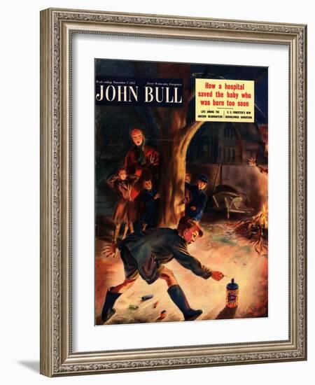 John Bull, Guy Fawkes Fireworks Magazine, UK, 1953-null-Framed Giclee Print